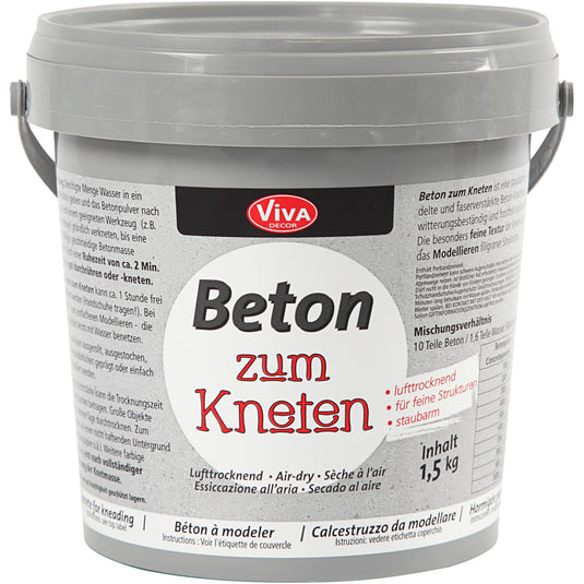 Viva decor kneedbeton, grijs, 1500 gr 1 doos