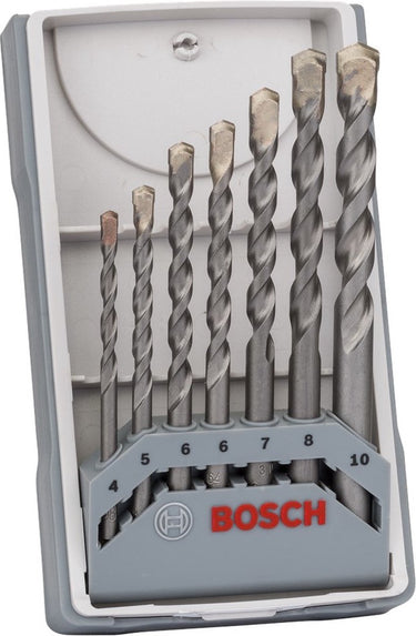 Bosch - 7-delige betonborenset cyl-3 4; 5; 6; 6; 7; 8; 10 mm