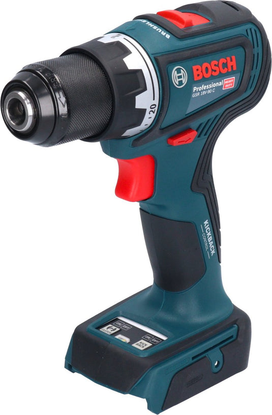 Bosch professional gsr 18v-90 c accu schroefboormachine bluetooth 18v basic body - 06019k6000