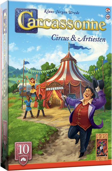 999games 999 games carcassonne circus artiesten uitbreiding