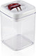 Leifheit fresh easy voorraaddoos - vierkant - 1,6 liter - wit