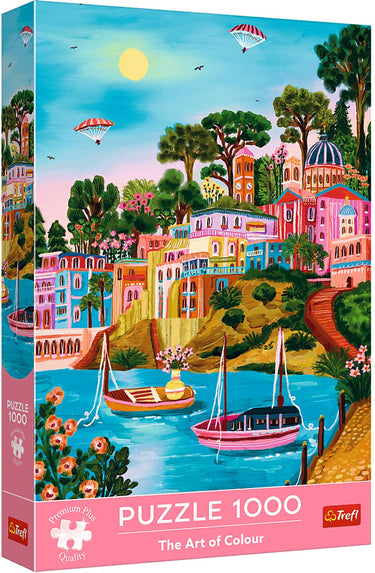 Trefl puzzel 1000 stukjes - modern syros griekenland fsc mix.
