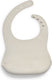 Jollein - slab (nougat) - siliconen - slabbetjes baby - 26 cm
