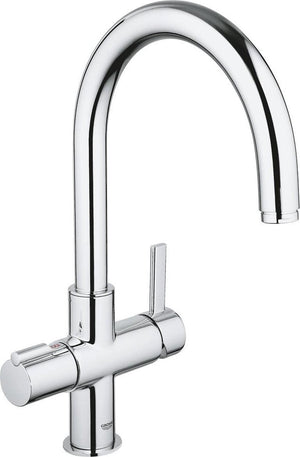 Grohe red keukenkraan - hoog - chroom