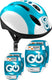 Stamp helmet + elbow knee pads unisex, skids control