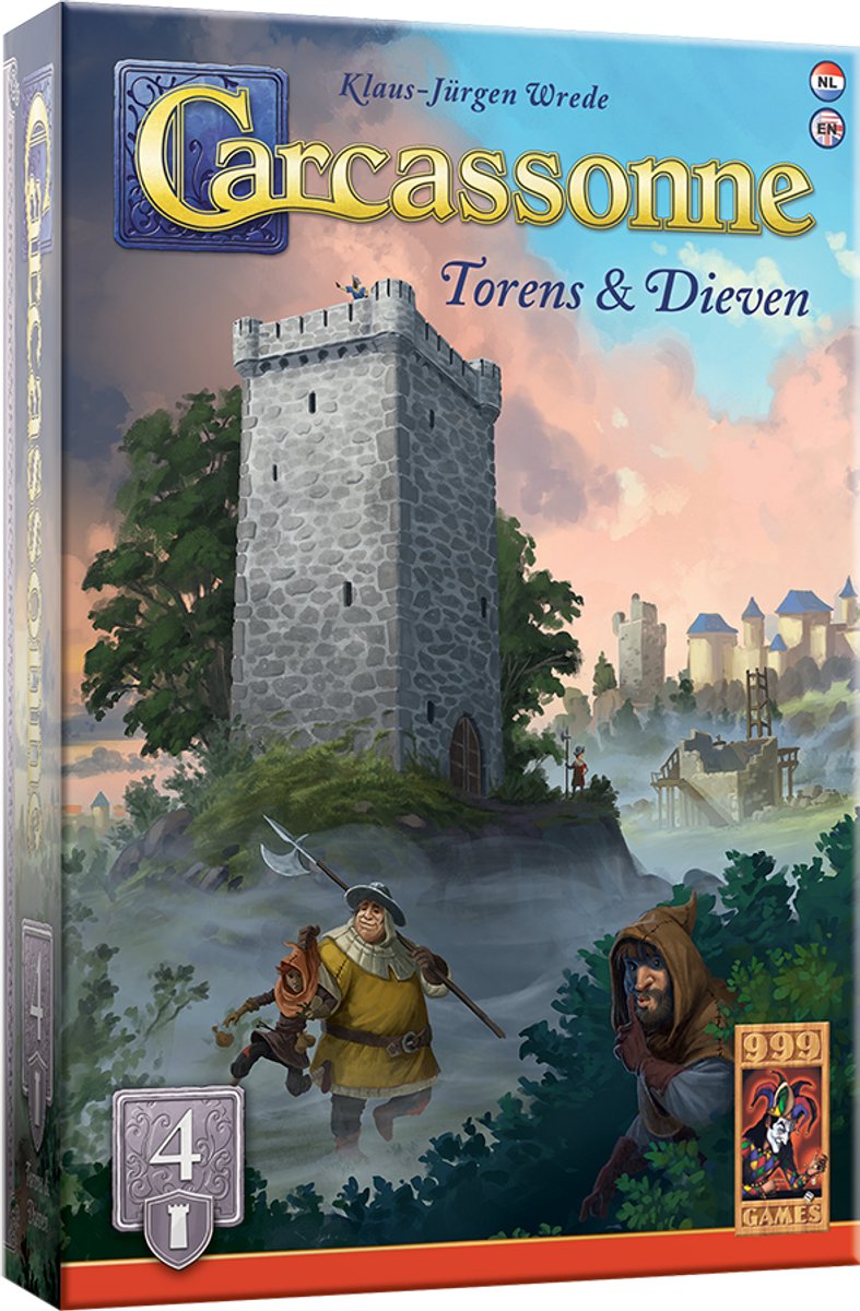 Load image into Gallery viewer, 999games 999 games carcassonne torens dieven uitbreiding
