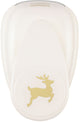 Vaessen creative pons - figuurpons - rendier - 3,5 x 4,5 cm