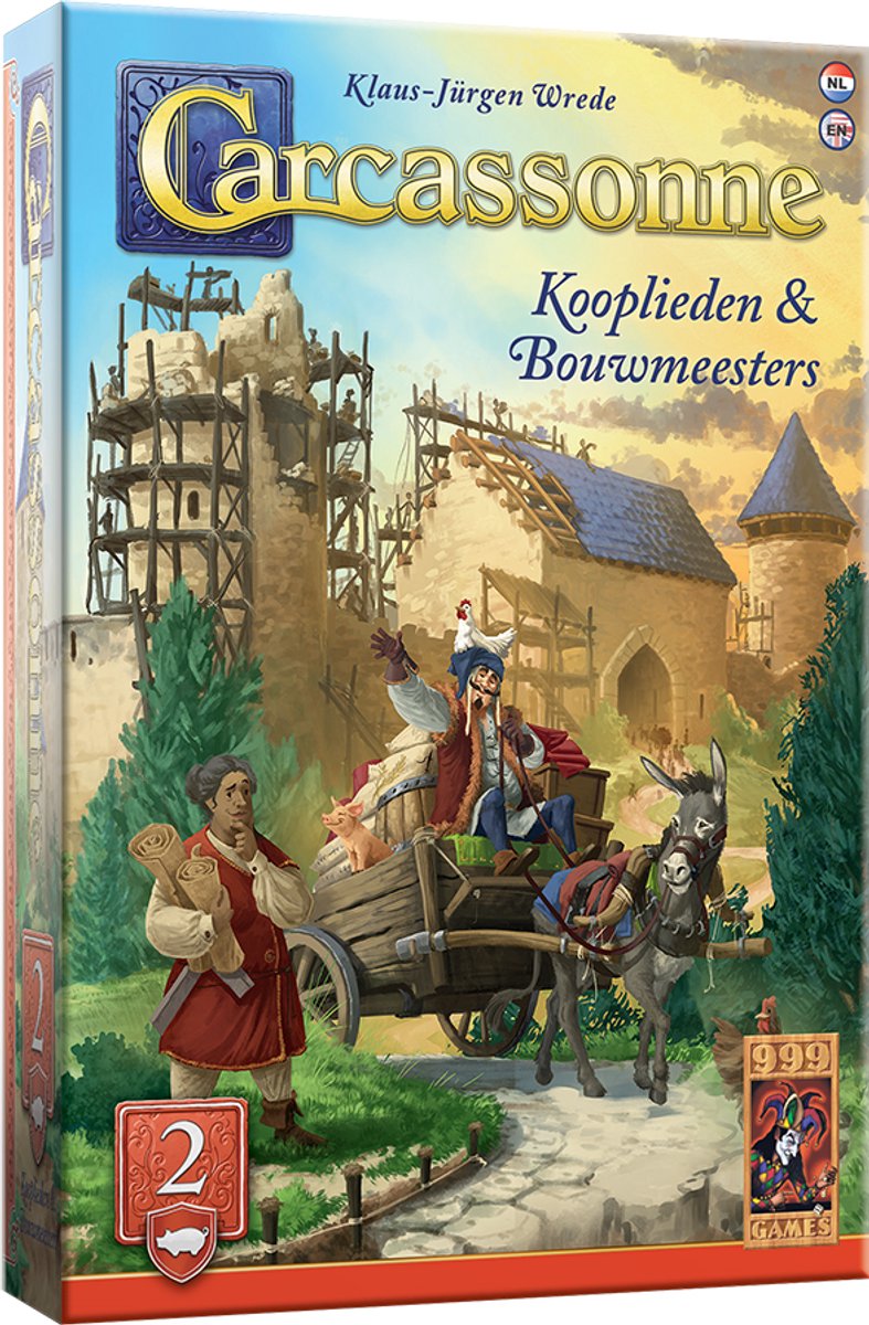 Load image into Gallery viewer, 999games 999 games carcassonne kooplieden bouwmeesters uitbreiding
