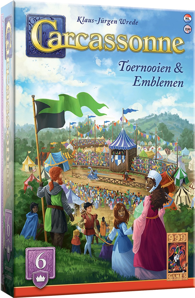 Load image into Gallery viewer, 999games 999 games carcassonne toernooien emblemen uitbreiding
