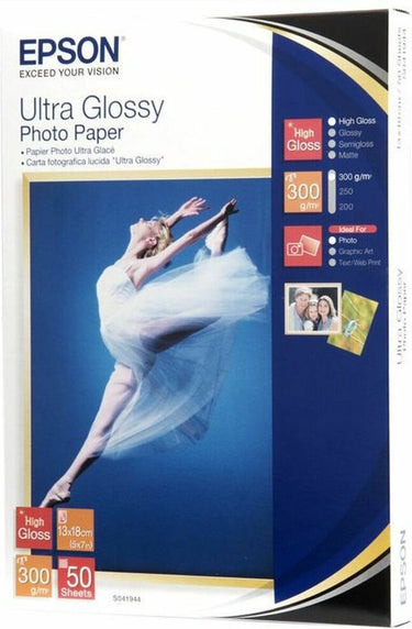 Epson c13s041944bh fotopapier ultra - 13x18cm 50 vellen