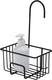 Wenko doucherek milito rvs zwart 18x29cm - zonder boren - doucherekje hangend - douchemand - douchecaddy ophangbaar