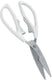 Metaltex - keukenschaar - 21 cm - rvs - wit - zilver