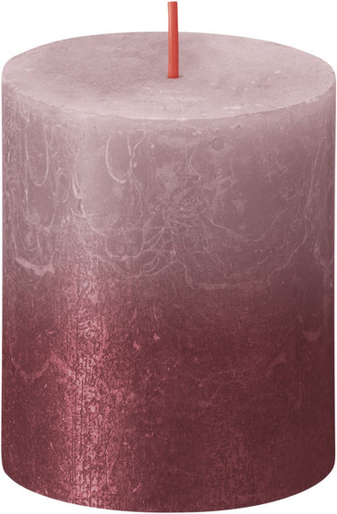 Bolsius stompkaars sunset ash rose - 8 cm ø 7 cm