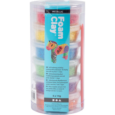Creativ company https: www.cchobby.nl foam-clayr-metallic-sterke-kleuren-84-gr-6x14-gr-1-doos