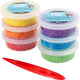 Creativ company http: www.cchobby.nl foam-clayr-metallic-sterke-kleuren-84-gr-6x14-gr-1-doos