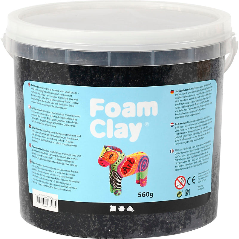 Load image into Gallery viewer, Foam clay - zwart, 560gr.
