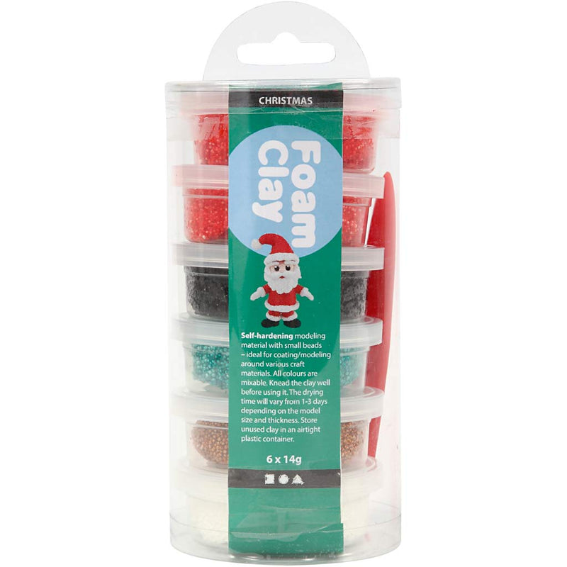 Afbeelding laden in galerijviewer, Https: www.cchobby.nl foam-clayr-kerst-verf-6x14-gr-1-doos
