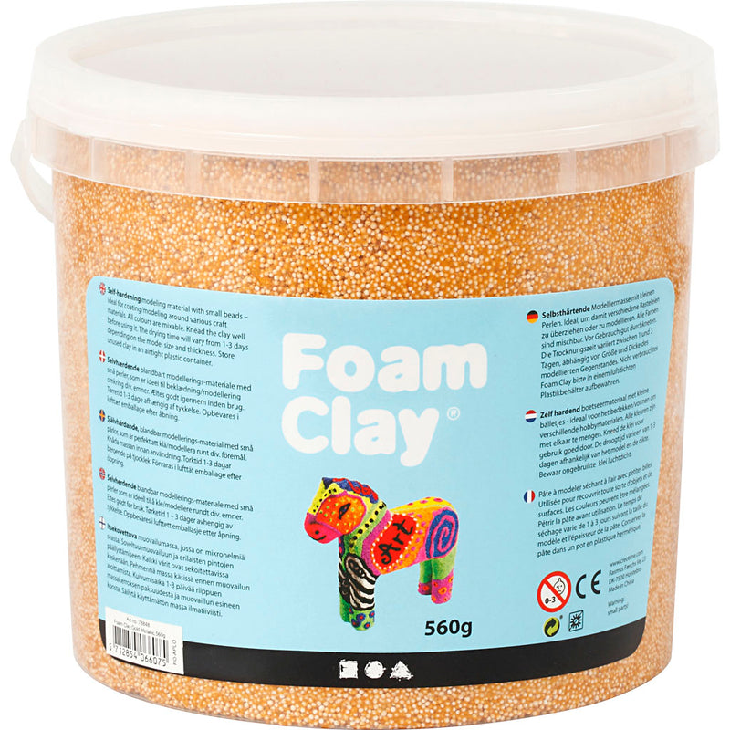 Load image into Gallery viewer, Foam clay https: www.cchobby.nl foam-clayr-metallic-goud-560-gr-1-emmer
