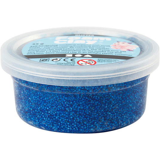 Creativ company https: www.cchobby.nl foam-clayr-glitter-blauw-35-gr-1-doosje