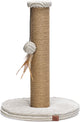 Designed by lotte krabpaal ribbed - incl speeltje - ribbed stof jute - lichtgrijs - 35x35x50 cm