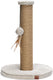 Designed by lotte krabpaal ribbed - incl speeltje - ribbed stof jute - lichtgrijs - 35x35x50 cm