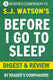 Before i go to sleep: a novel by s. j. watson digest review
