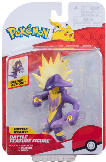 Jazwares pokémon battle feature figure toxtricity 7 cm action figuur