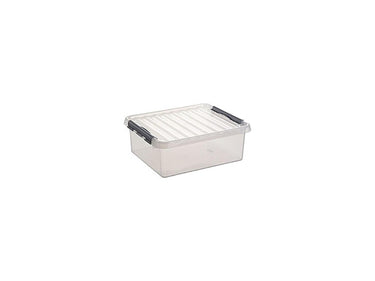 Sunware q-line opbergbox transparant 25 liter 50x40x18cm
