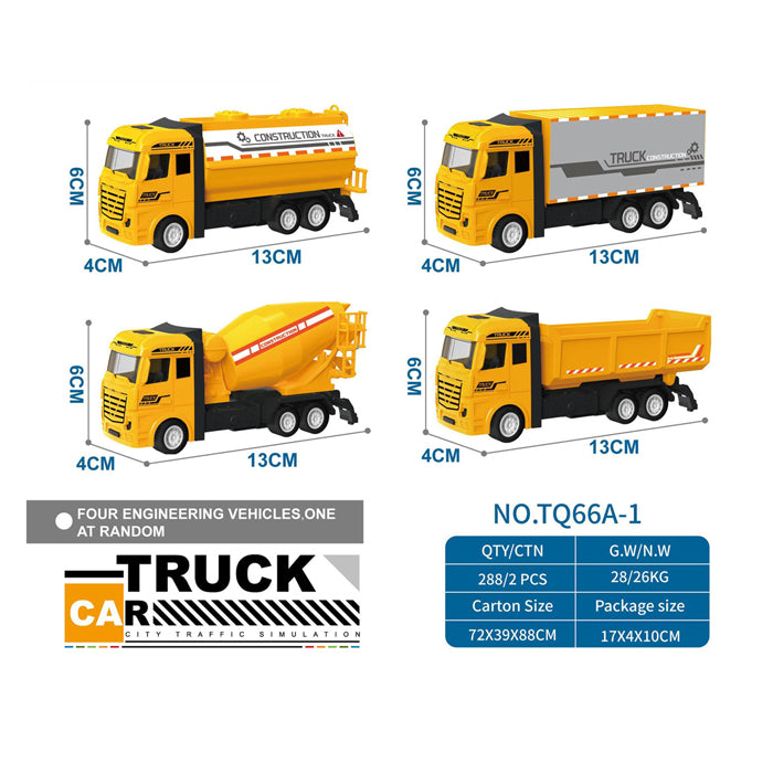 Load image into Gallery viewer, Werkvoertuig truck geel
