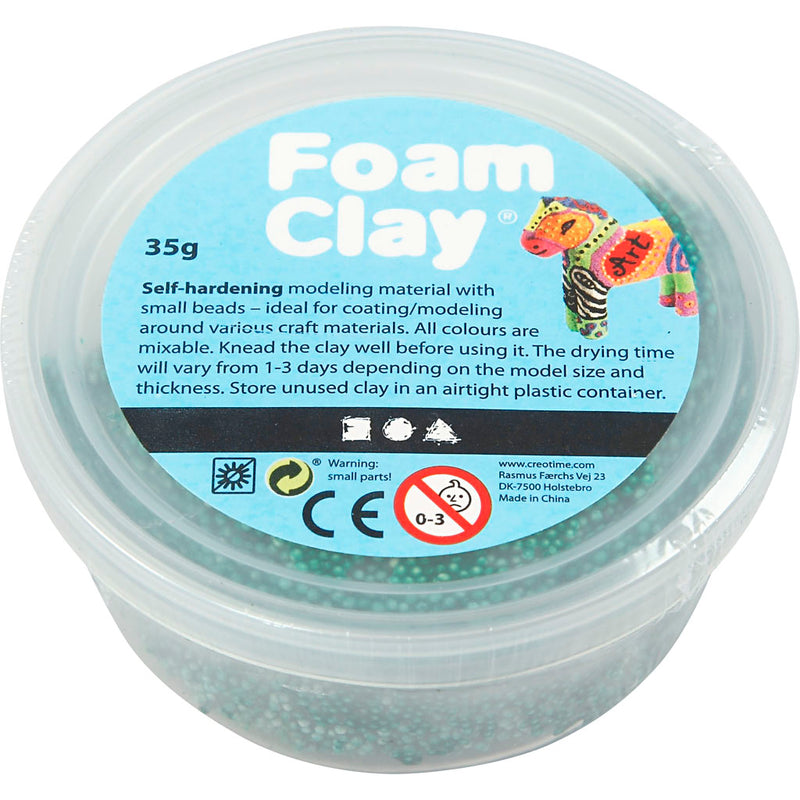 Load image into Gallery viewer, Foam clay - donkergroen, 35gr.
