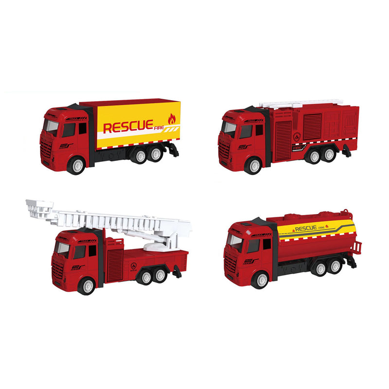 Load image into Gallery viewer, Lobbes pull back truck rood
