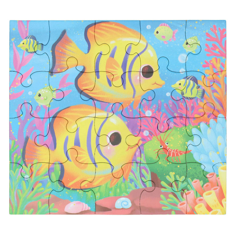 Load image into Gallery viewer, Mini puzzel onderwaterwereld, 20st.

