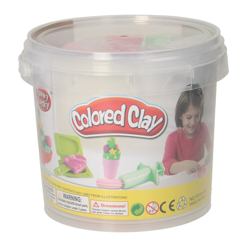 Load image into Gallery viewer, Lobbes speelgoed bv lobbes kleiset opbergbox ijsjes - 24 kleuren klei creatief speelgoed.
