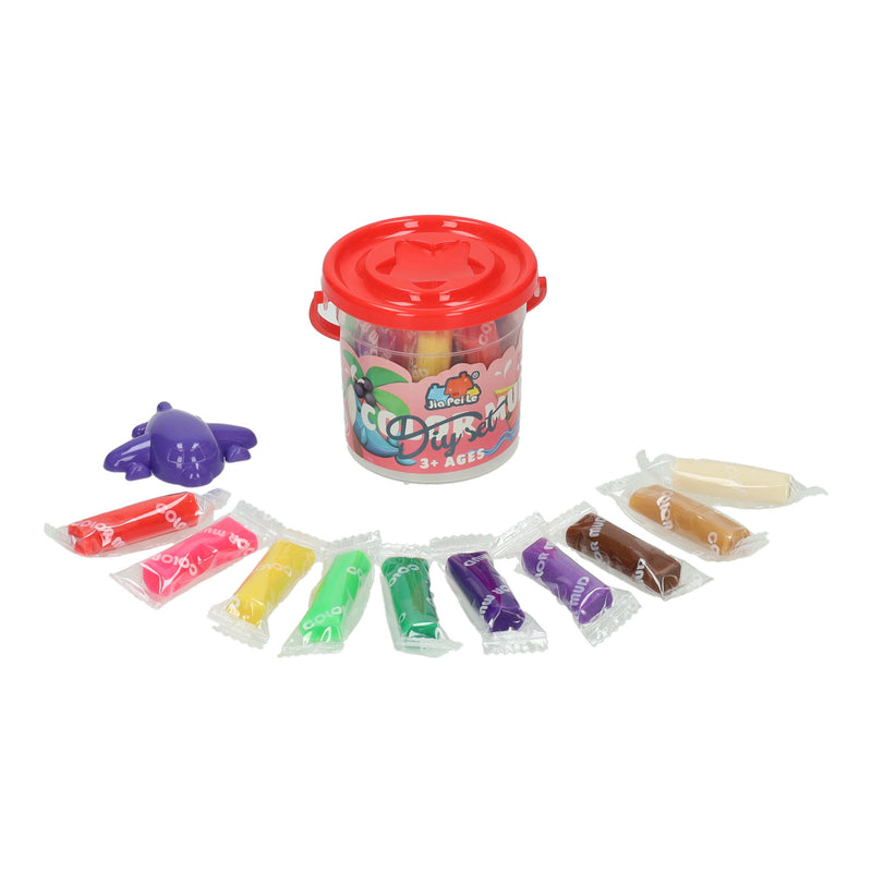 Load image into Gallery viewer, Kleisetje in ton - 9 kleuren klei - 13dlg.
