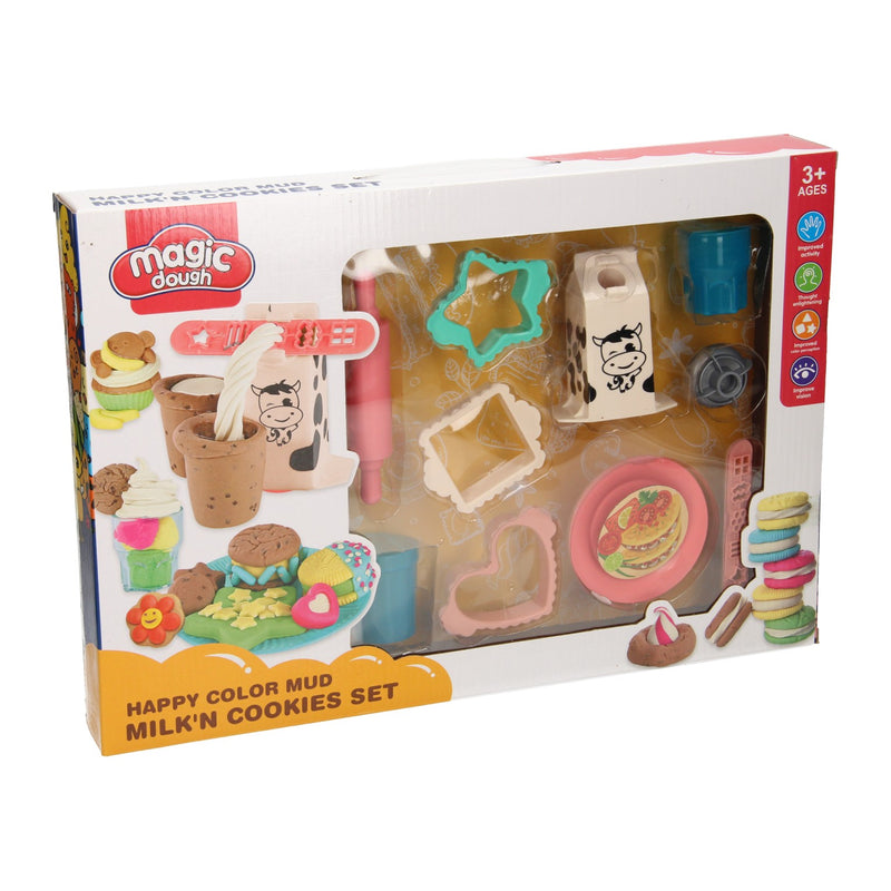 Load image into Gallery viewer, Kleiset melk en eten - 10 kleuren klei
