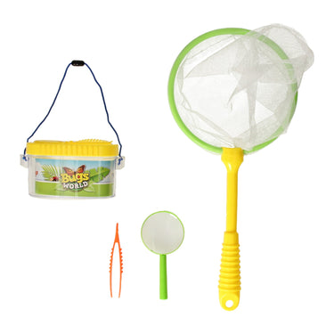 Lobbes bugs world vangset, observatiepot en vergrootglas