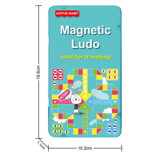 Ludo magnetisch in blik