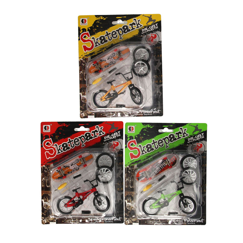 Load image into Gallery viewer, Vinger stuntfiets met accessoires
