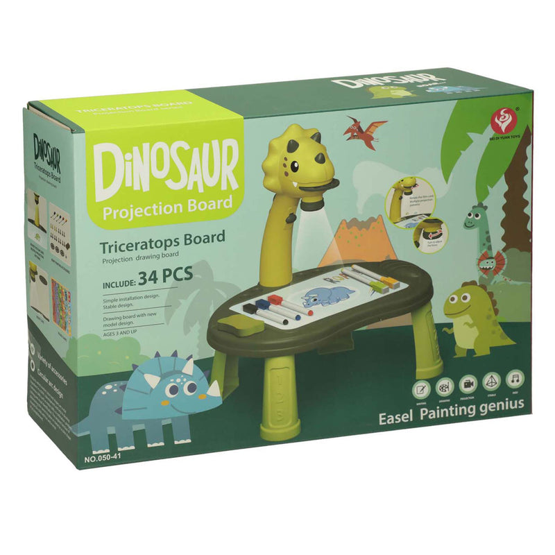 Load image into Gallery viewer, Teken projectie tafel dino, 34dlg.

