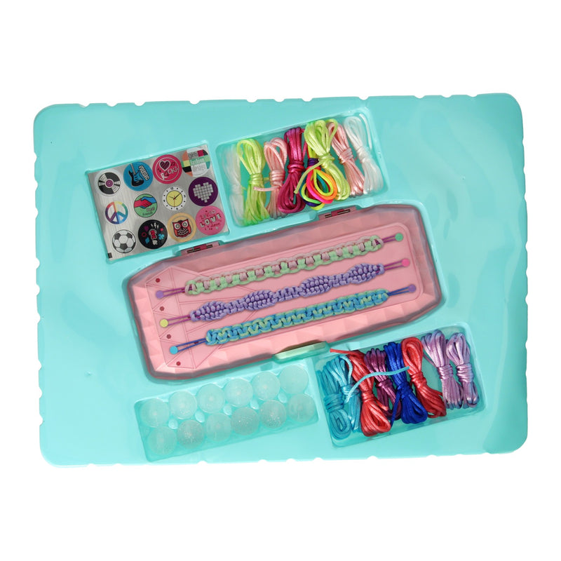 Load image into Gallery viewer, Lobbes speelgoed bv lobbes armbandenset speelgoed bff armbanden vlechten creatief.
