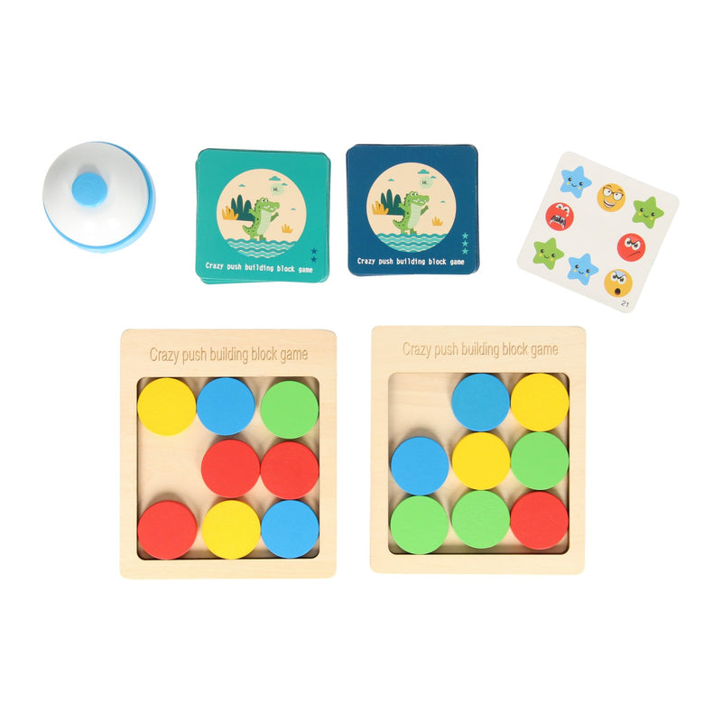 Load image into Gallery viewer, Houten schuifpuzzel duel met bel spel
