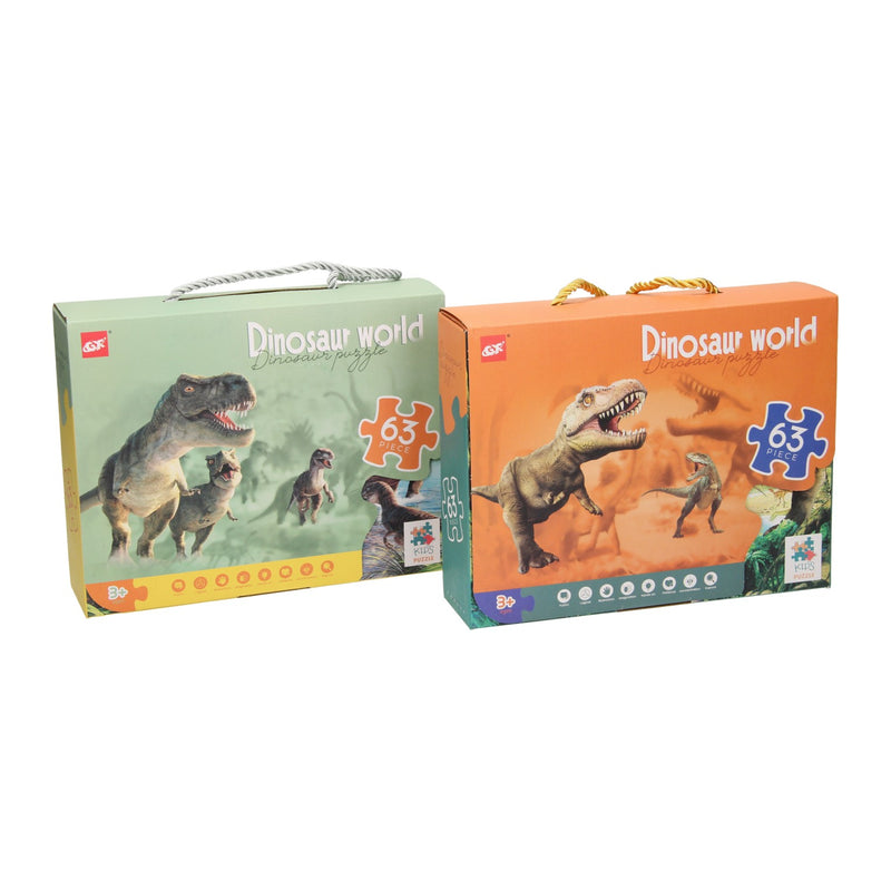 Load image into Gallery viewer, Legpuzzel dino wereld, 63st.
