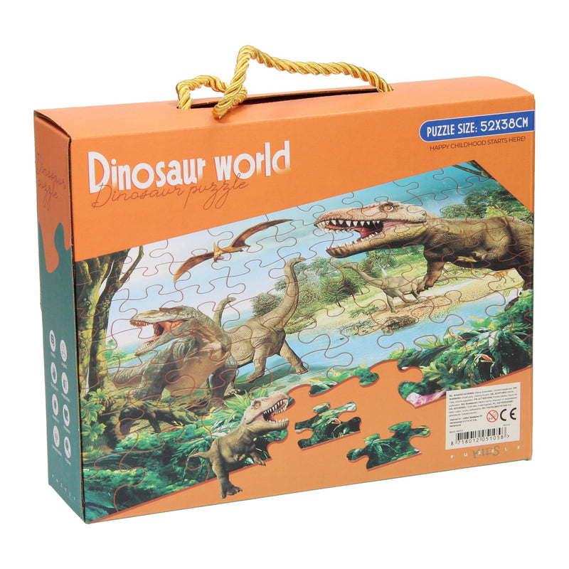 Load image into Gallery viewer, Legpuzzel dino wereld, 63st.
