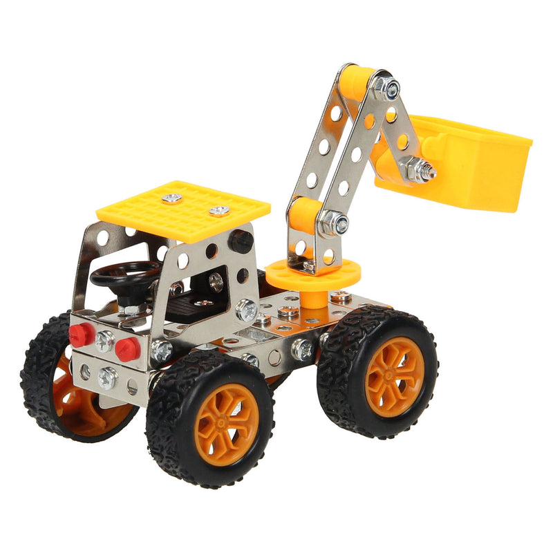 Load image into Gallery viewer, Metalen bouwpakket truck met hoogwerker, 115dlg.
