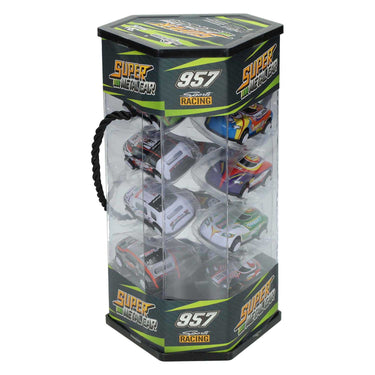 Lobbes super metal car pull back set - 12-pack