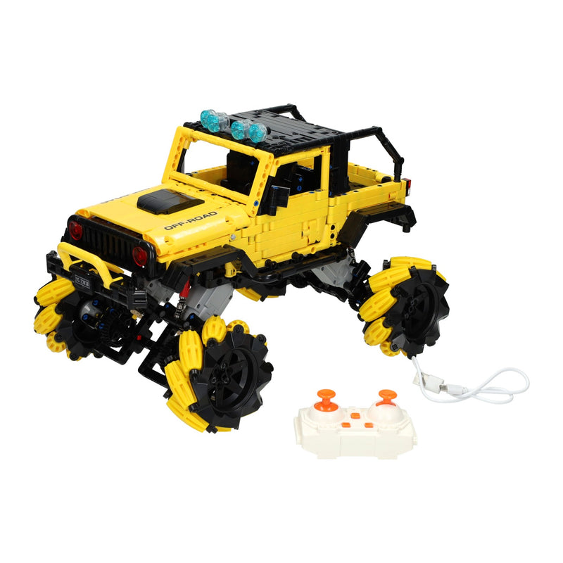 Load image into Gallery viewer, Lobbes speelgoed bv happy build bestuurbare rc bouwsteentjes set pickup truck - 1490dlg.
