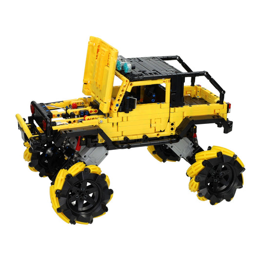 Rc happy build bestuurbare bouwsteentjes set pickup truck - 1490dlg.