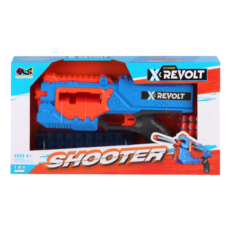 Load image into Gallery viewer, Lobbes speelgoed bv shooter x revolt - met 12 zachte pijlen
