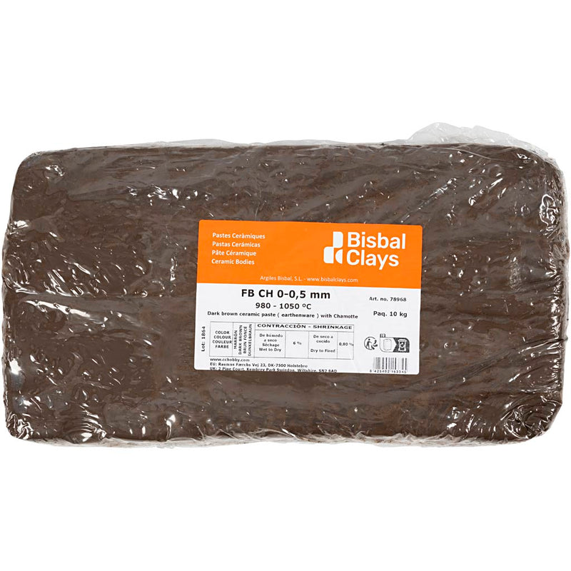 Load image into Gallery viewer, Https: www.cchobby.nl klei-met-chamotte-donkerbruin-10-kg-1-doos
