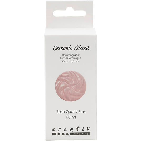 Creativ company keramiek glazuur 984-1101 c dekkend rose - 60ml